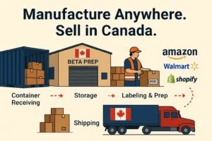 Sell home decor products in canada – beta prep canada warehouse receiving, storage, prep, and canadian shipping